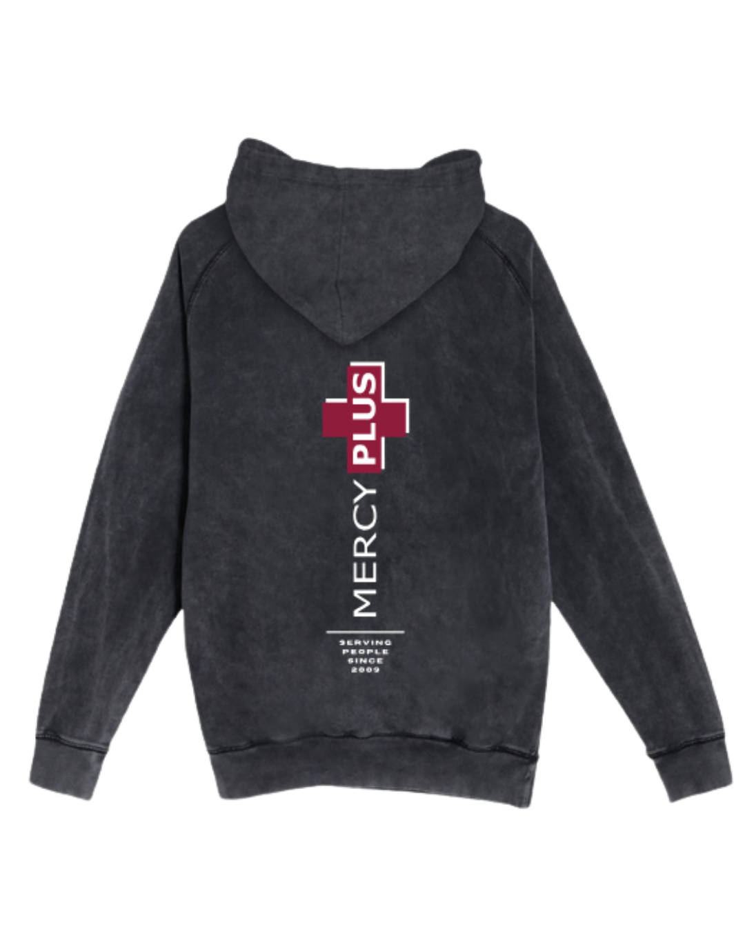Mercy Plus People First Vintage Hooded Sweatshirt