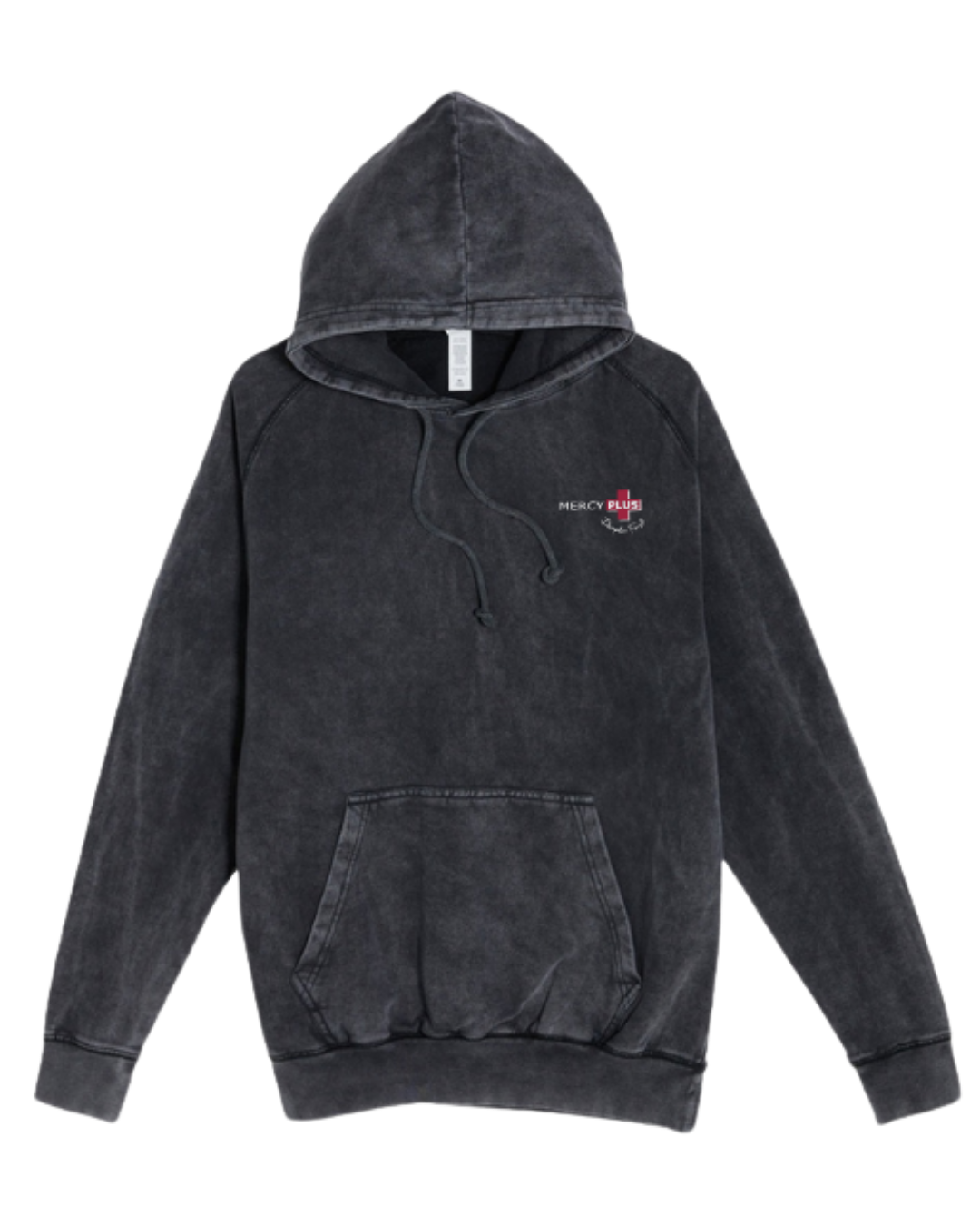 Mercy Plus People First Vintage Hooded Sweatshirt